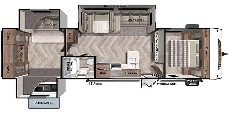 2021 FOREST RIVER WILDWOOD 31KQBTS